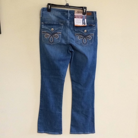 Seven7 Mid Rise Rocker Slim Boot Embroidered - Picture 7 of 8